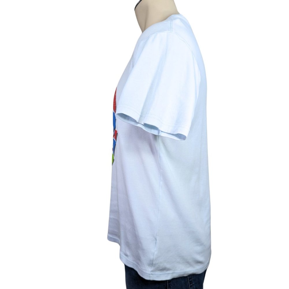 Pyscho Bunny Light Blue Crew Neck Short Sleeve Cotton T-shirt  - Medium - Picture 3 of 12